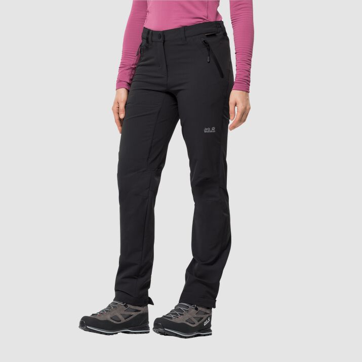 Pantalón Senderismo Jack Wolfskin Activate Xt Mujer Negros Mexico-3461159